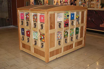 CUSTOM MADE 'Gumball / Candy' Hickory Mall Vending Kiosk • $2495