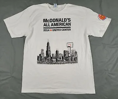 McDonald's All American Basketball 2014 Adult XL White Tshirt Short Sleeve Delta • $11.99