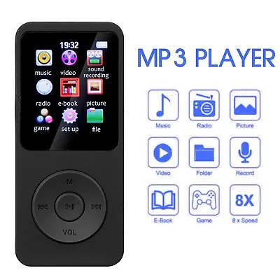 Support 128GB Bluetooth MP4/MP3 Lossless Music Player FM Radio Recorder Sport J2 • $14.99