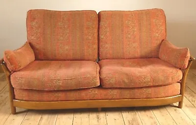 £750 • Buy Ercol Renaissance Highback 3 Seat Settee Sofa In Golden Dawn Frame 