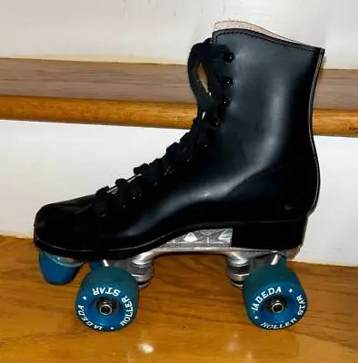 Vtg Mens Sz 6 Roller Derby Skates~labeda Roller Star~black~vgood • $27.91