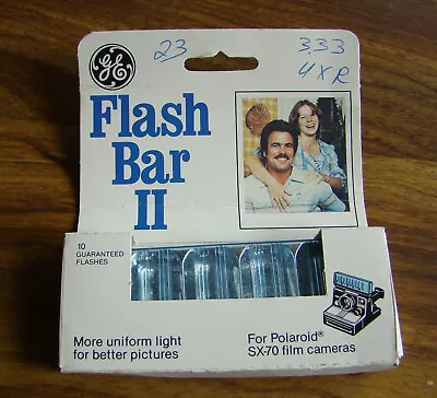 Vintage GE Flash Bar II Flash Bulbs For Polaroid SX-70 Camera • $14.50