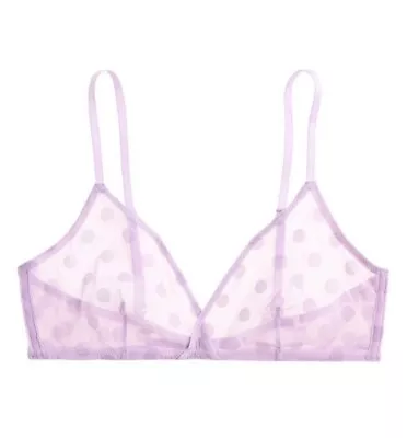 J. Crew French Style Polka Dot Lavender Bralette Bra - XS NWT • $15.99