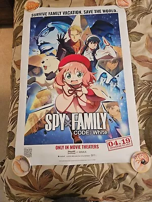 SPY X FAMILY The Movie-CODE: White- Official Theater Movie Poster 27x40 Mint • $29.99