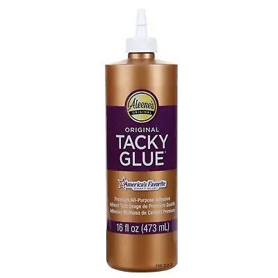 Aleene's Premium Original Tacky Glue 16oz (15601)  Aleenes For Arts And Crafts • £15.95