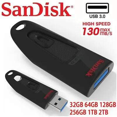$10.59 • Buy SanDisk ULTRA USB 3.0 High Speed Flash Drive CZ48 512GB 1TB 2TB Memory Stick