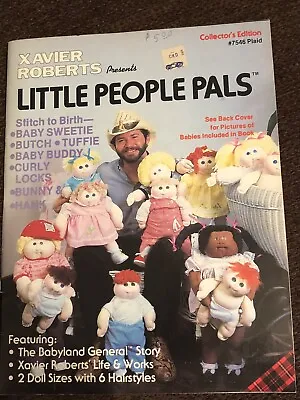 Xavier Roberts Little People Pals Soft Sculpture Dolls Craft Pattern Instruction • $8.50