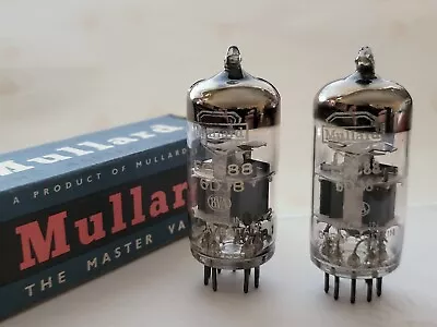 2x Mullard ECC88 6DJ8 - BVA - British Made - Blackburn 1967 GA2 • $194