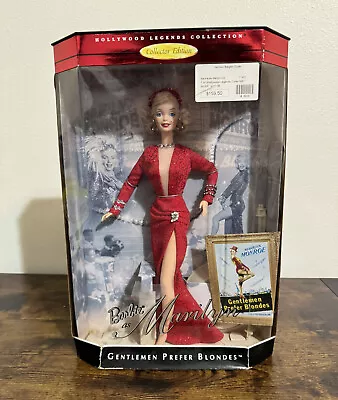 Barbie As Marilyn Monroe In Gentlemen Prefer Blondes Doll 1997 Mattel 17452 NRFB • $52