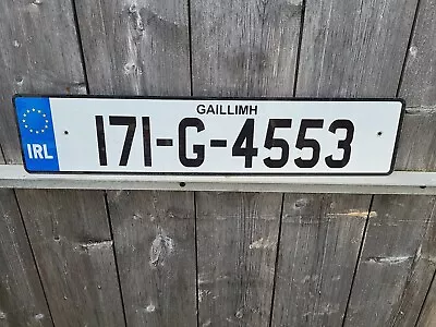 Genuine Ireland License Plate From County Galway 171 G 4553 • $13.99