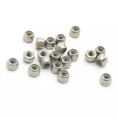 20pcs M2 Nylon Locking Nut 304 Stainless Steel DIN985 • $3.65