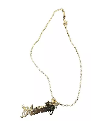 18K Gold Plated Word Mommy Necklace For Women  • $20