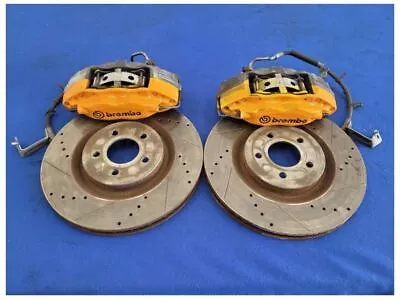 2011-2014 Ford Mustang GT 5.0L Front Brembo Brake Calipers Rotors Pads 2515 • $499.99