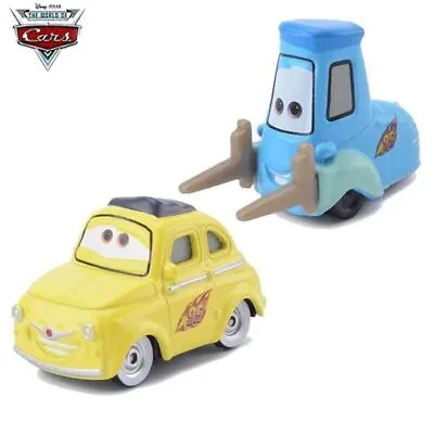 2-Cars Disney Pixar Cars Luigi & Guido 1:55 Diecast Model Toy Car Loose Kid Gift • $15.99