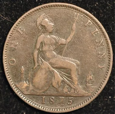 Penny 1875 Wide Date Victoria Bun Head (T95) • £7.99