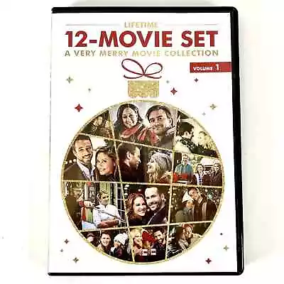 Lifetime: 12 Movie Set -  A Very Merry Movie Collection Volume 1 (DVD) 12 Movie • $10.99