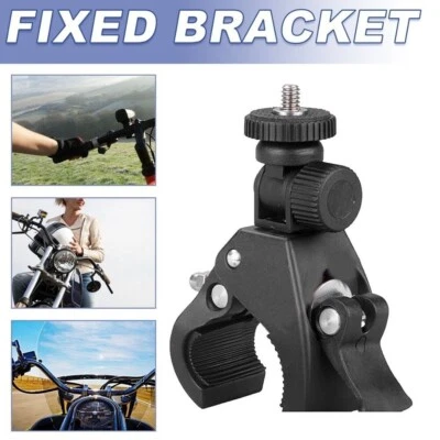 $14.31 • Buy Camera Tripod/Monopod Mounting Adapter Bicycle Camera Handlebar Clamp Mount