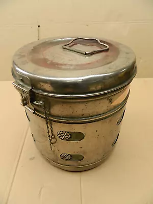 Antique Copper STERILIZER CANISTER.Old Medical Equipment.SURGICAL MANFg CO. • £79.99