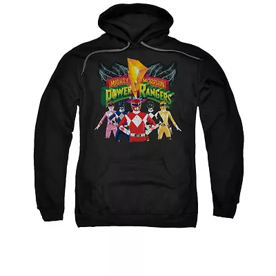 POWER RANGERS RANGERS UNITE Licensed Pullover Hooded Sweatshirt Hoodie SM-3XL • $49.95
