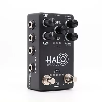 Used Keeley HALO Dual Echo Delay Andy Timmons Singature Guitar Effects Pedal • $229.99