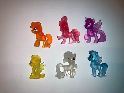 My Little Pony MLP Rainbow Road Trip Blind Bag 1.5  Figures Lot Of 6 Transparent • $9.99