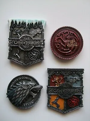 4 X Game Of Thrones New 2019 Fridge Magnet  6cm + 8cm Nemesis (see Description) • £19.50