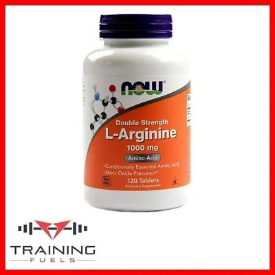 £24.49 • Buy Now Foods L-Arginine 1000mg 120 Tabs Amino Acid Nitric Oxide Muscle Energy