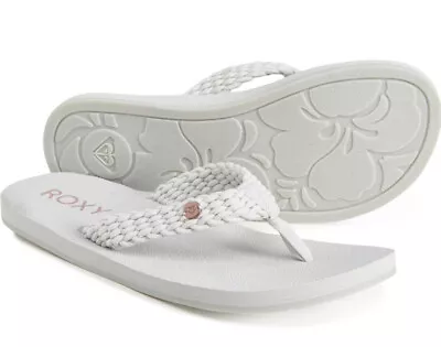 ROXY Women’s Low Tide Solid Flip-Flops Size 10. NIP! • $22.50