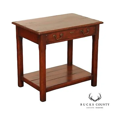 Rustic Chippendale Style One Drawer Two-Tier Work Table • $795