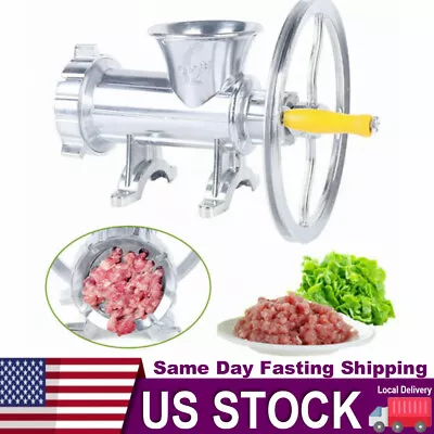 Commercial Meat Grinder Mincer Stuffer Hand Manual Sausage Filler Maker Machine! • $49