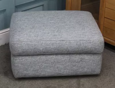 G Plan Storage Footstool In Grey Weave Fabric. (1228) • £299