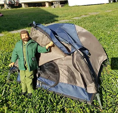 CAMPING TENT For 12  GI Joe 1/6 Modern Dome Tent Minty Sales Sample Action Man  • $9.50