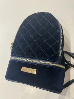 Kurt Geiger Carvela  Quilt Navy Backpack • £17.50