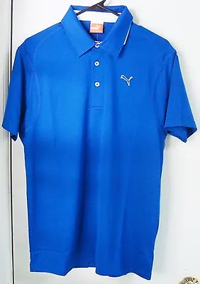 $29.99 • Buy New With Tags Puma Golf Tech Polo Size Small Color-Surf The Web Style #561633 06