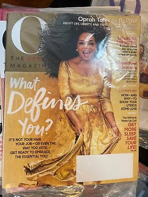 O The Oprah Magazine February 2018 What Defines You Factor Sealed • $12.99