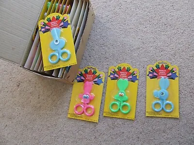 £5 • Buy Safety Plastic Scissors For Children Kids School Art Crafts Tool Box Of 20