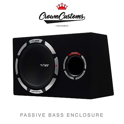 Vibe Slick 12 Inch Passive Subwoofer Enclosure 1200 Watts Car Audio Bass • $205.34