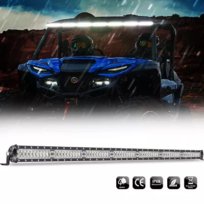 For Polaris Ranger XPS 4WD 40inch LED Work Light Bar Combo Driving Offroad 4WD • $89.98