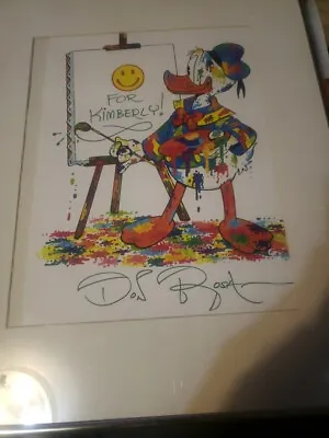 Don Rosa Signed Art Print Poster Disney Donald Duck Framed  • $49.95