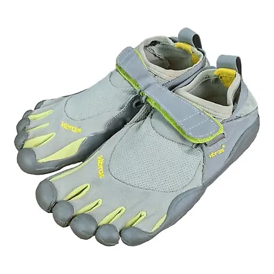Vibram Five Fingers KSO Eur 37 U.S. 6.5 Gray Green W145 Barefoot Running Shoes  • $21.24