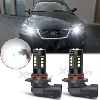 2x 9005 6K White LED DRL Daytime Running Light High Beam Bulb For Lexus IS GS RX • $12.95