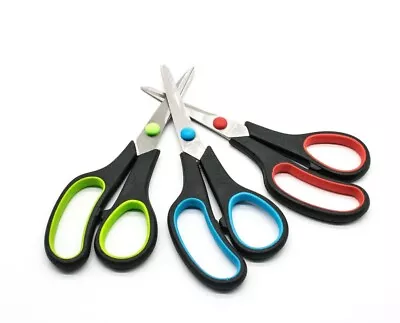 3 X Stainless Steel Craft Scissors Small Kitchen Cutters Fabric Embroidery • £3.99