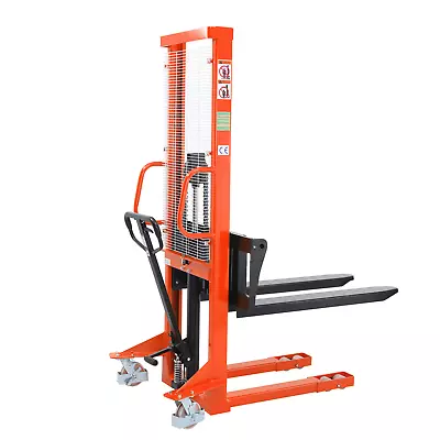 Tory Carrier Manual Stacker 2200lbs Fixed Leg Fork Over Stacker Walkie Forklift • $1910