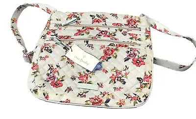 Vera Bradley Boho Chic Triple Zip Hipster Crossbody Bag Purse Water Bouquet NWT • $41.99