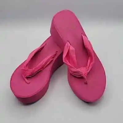 Colin Stuart Pink Platform Sandals - Victoria Secret Flip-Flops FREE SHIPPING • $15.99