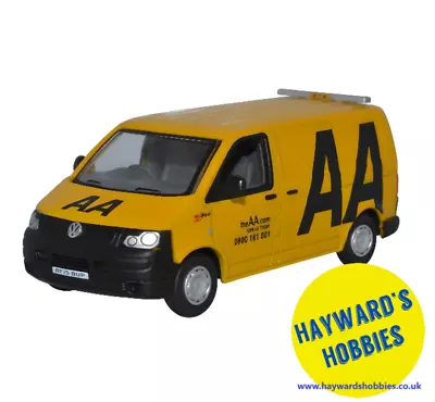 Oxford Diecast 76T5V005 Volkswagen T5 Van   'AA'  1:76 Scale Diecast Model • £12.99