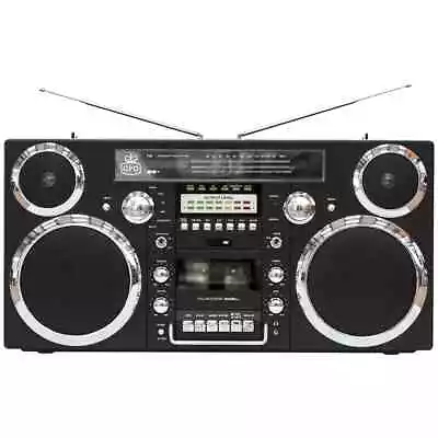 GPO Brooklyn Boombox FM Radio DAB+ CD Player Cassette Recorder Retro Cordless • $429.95