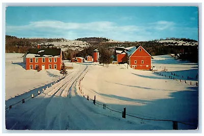 C1960's Snowy Scene Around Mount Holly New Jersey NJ Vintage Postcard • $14.98