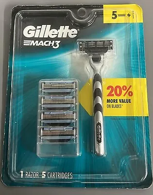 2 PKS Gillette Mach3 Razor With 5 Cartridges (l2) • $20