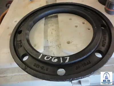 $37 • Buy IPS Ductile Iron Back Up Ring Flange For HDPE Pipe 8  Plastic Coated For DR 13.5